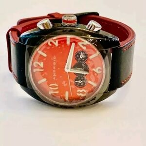 Android Ad368abu Decoy Chrono Red Dial Watch